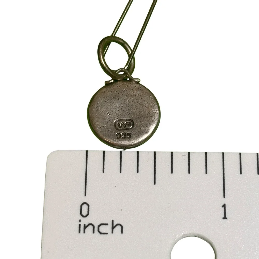 Waxing Poetic Sterling Silver Brass Letter L Seal Charm Pendant 925 Mixed Metal